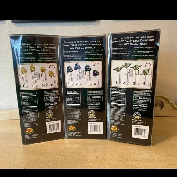 LOT of 3 Rare/HTF Giant PEZ Star Wars Limited Edition. - Picture 2 of 10